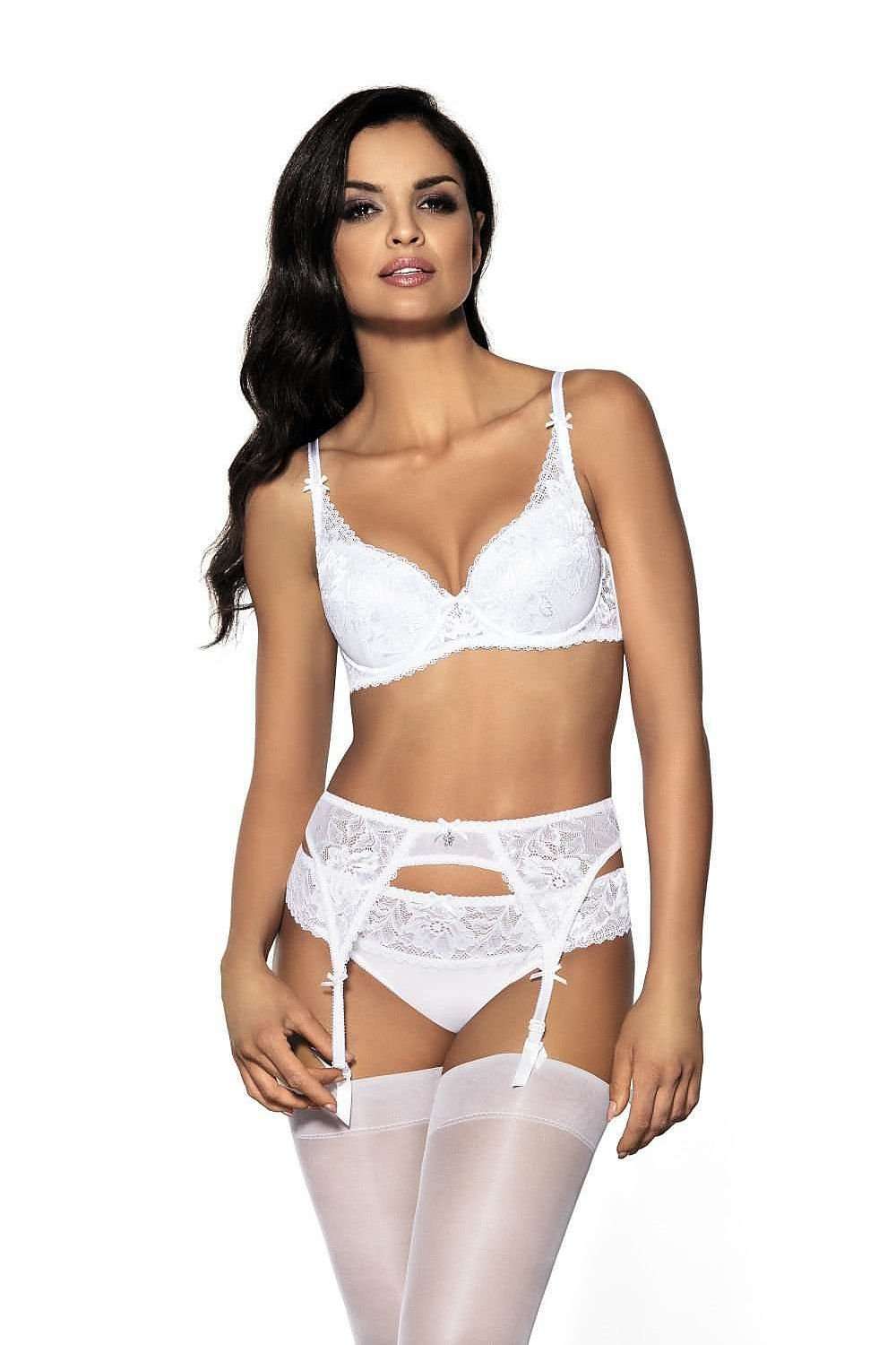 Bra Mat white - product view 2 at Secretelles