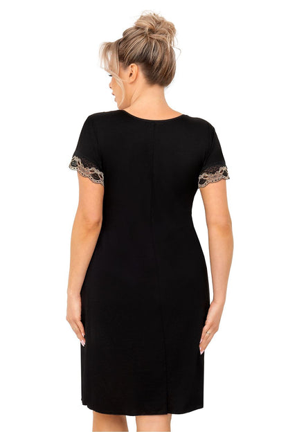 Nightdress Donna black - product view 2 at Secretelles