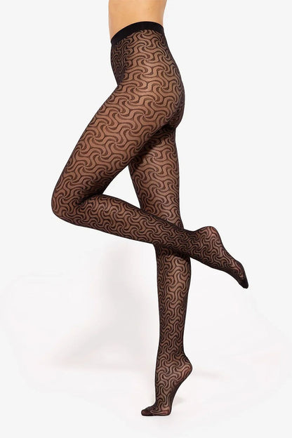 Tights Gatta black - product view 4 at Secretelles