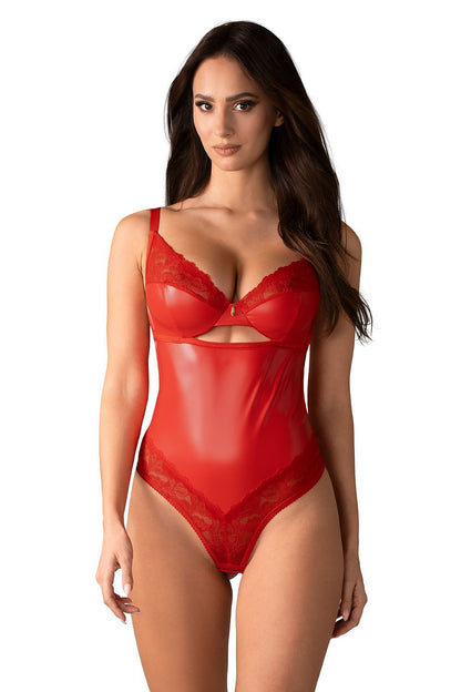 Bodysuit Obsessive red - product view 1 at Secretelles