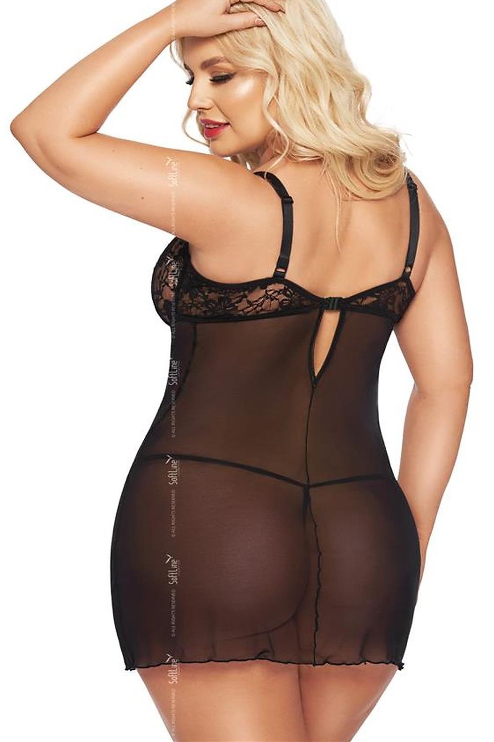 Bra SoftLine Collection black 206917 - product view 2 at Secretelles