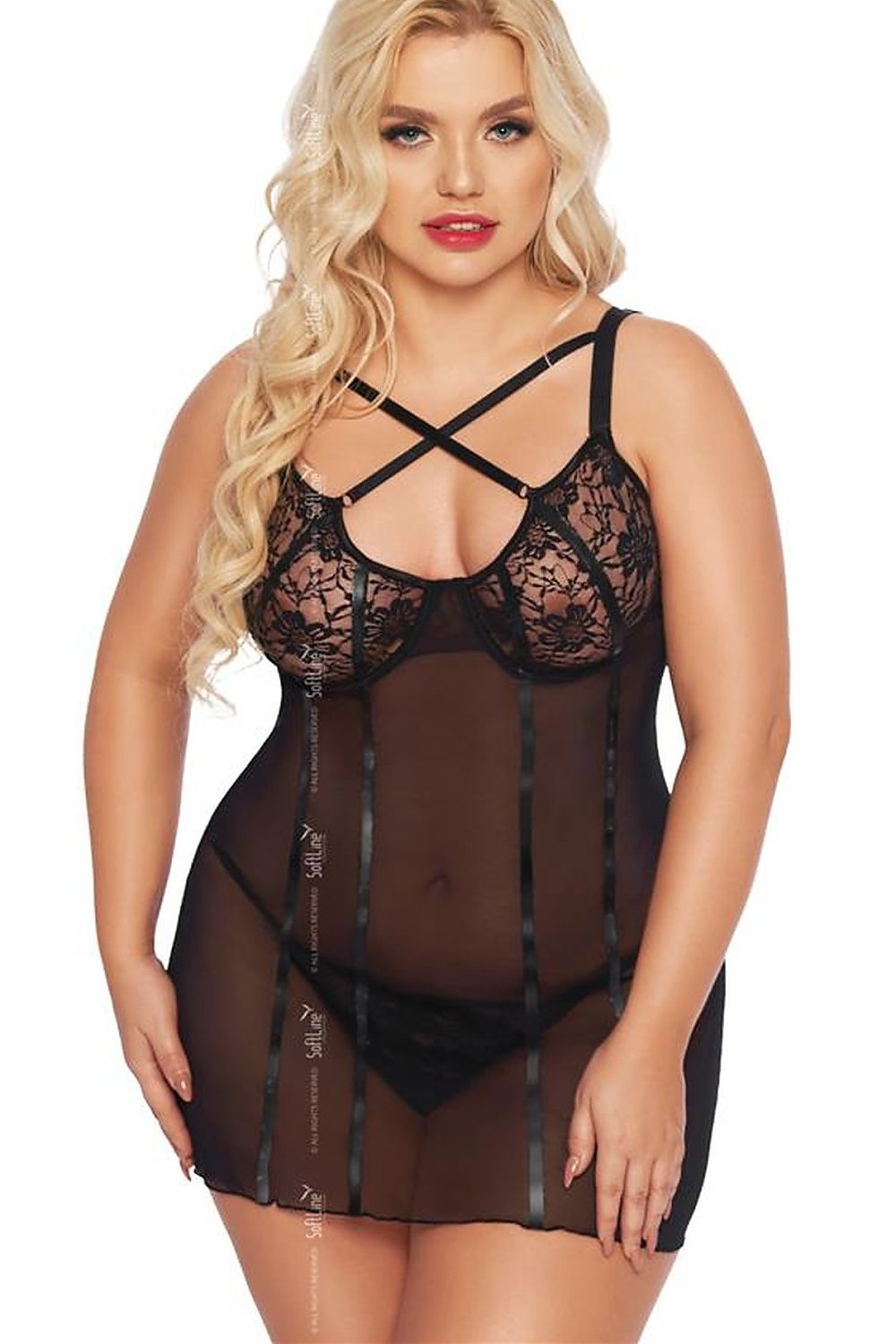 Bra SoftLine Collection black 206917 - product view 1 at Secretelles