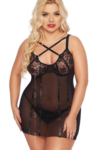 Bra SoftLine Collection black 206917 - product view 1 at Secretelles