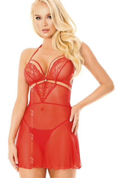 Bra SoftLine Collection red 206876 - product view 1 at Secretelles