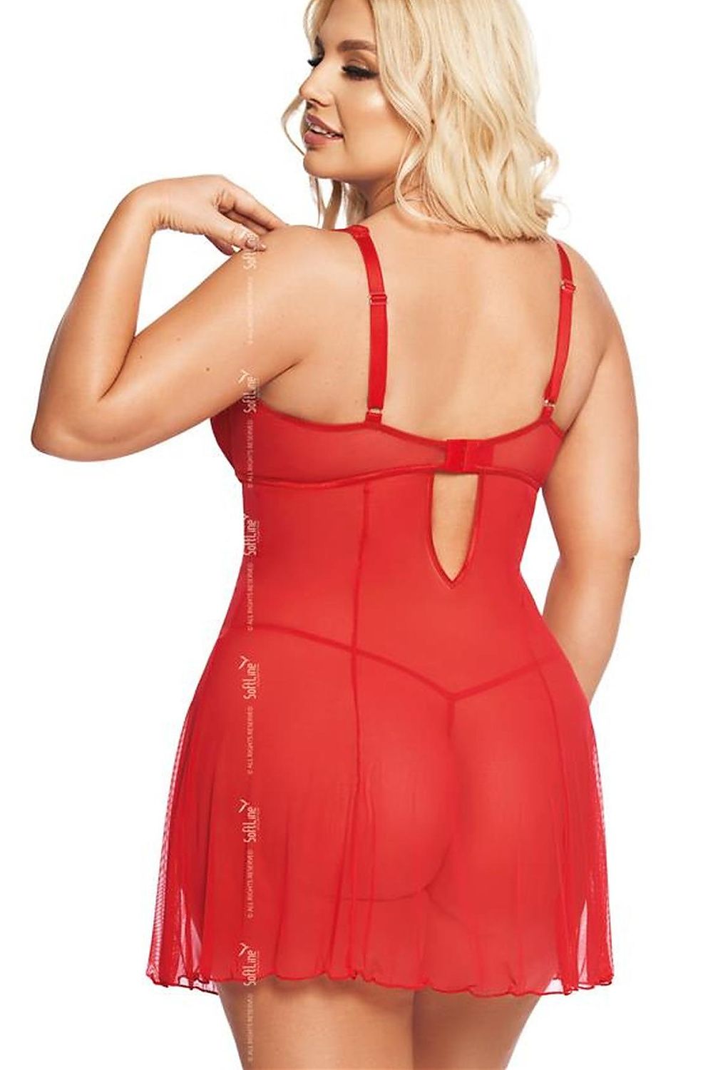 Bra SoftLine Collection red 206924 - product view 2 at Secretelles