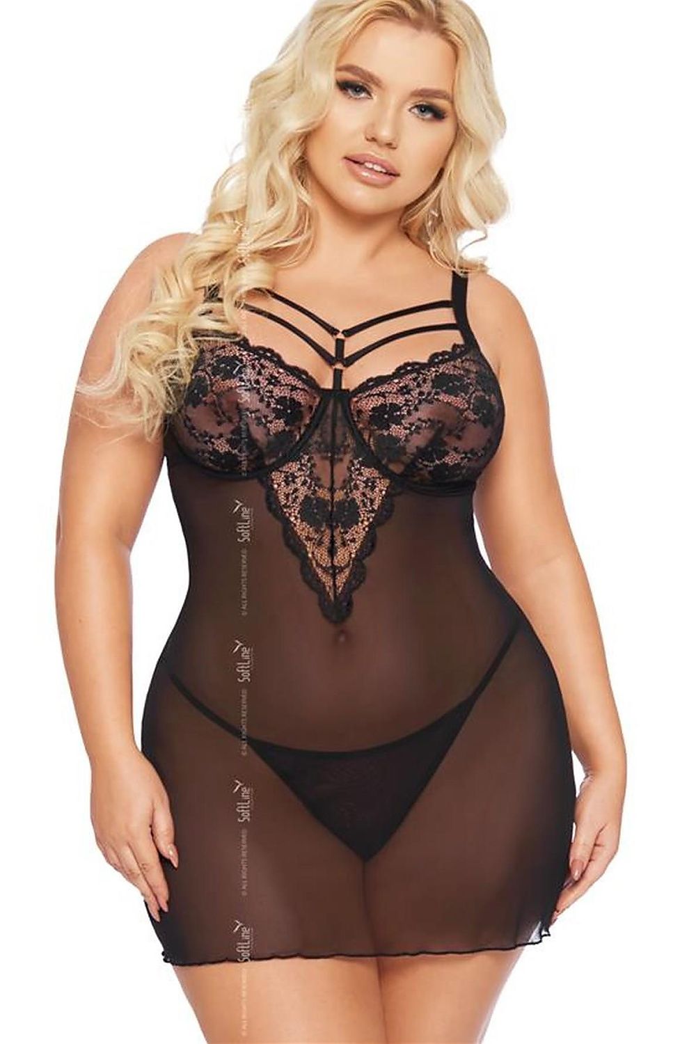 Bra SoftLine Collection red 206927 - product view 3 at Secretelles