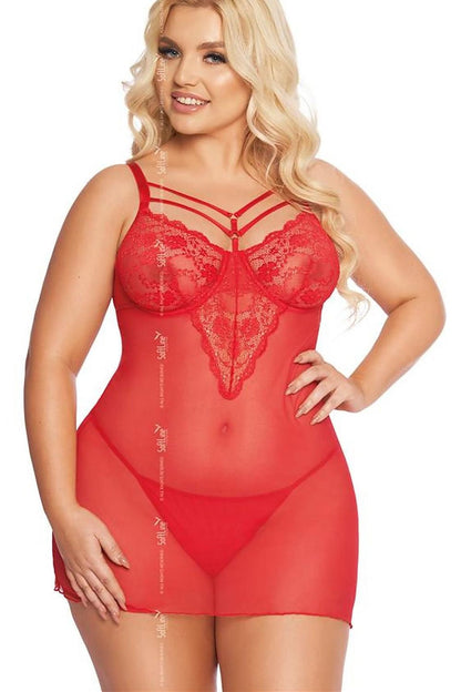 Bra SoftLine Collection red 206927 - product view 1 at Secretelles