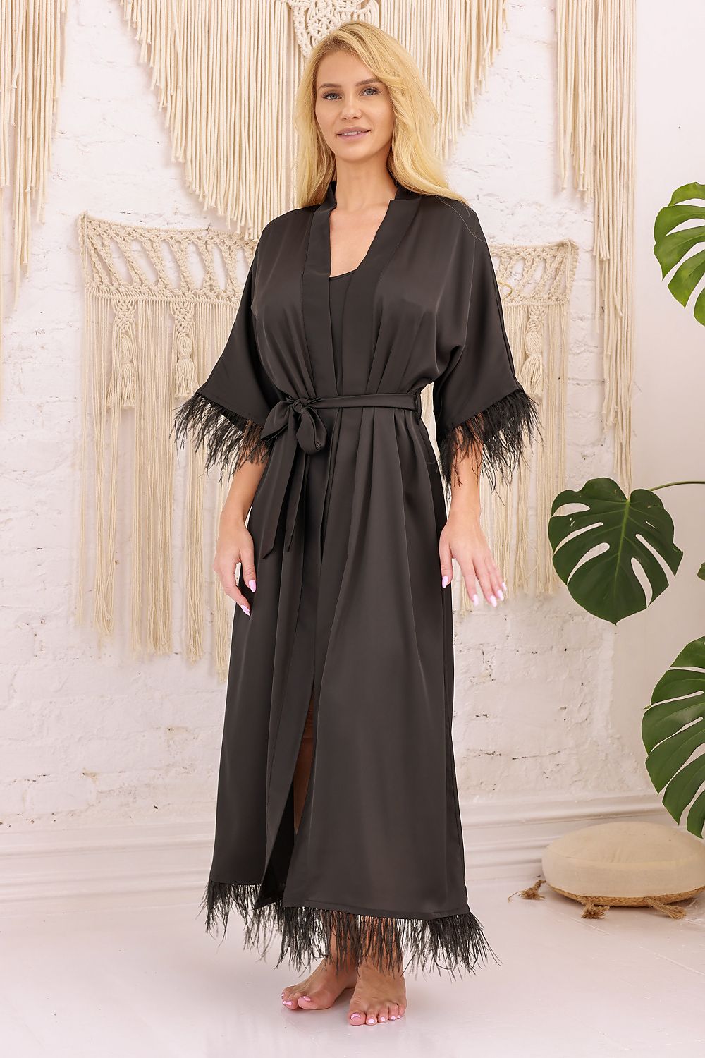 Robe Kalimo black 218886 - product view 1 at Secretelles