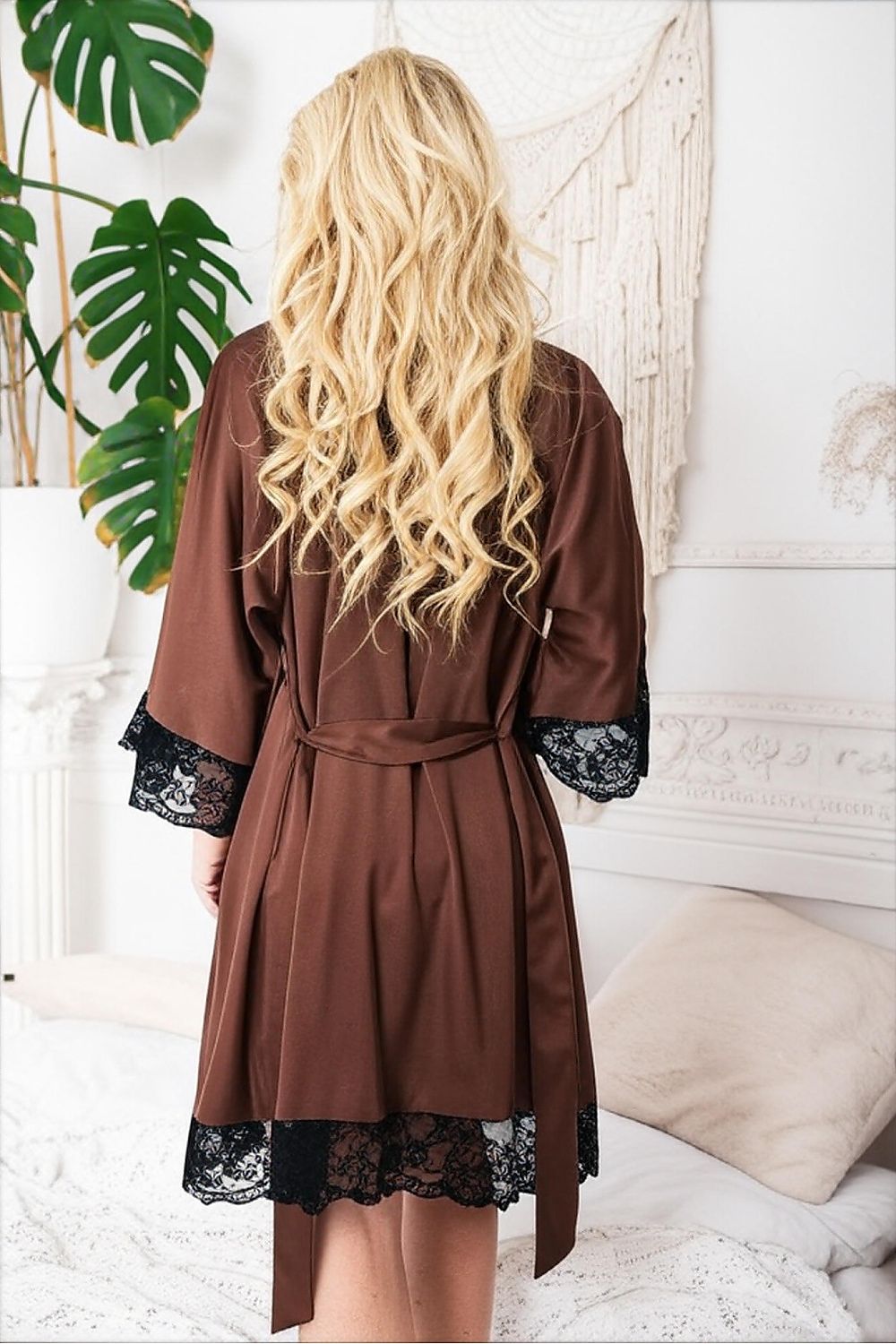 Robe Kalimo brown 220334 - product view 2 at Secretelles