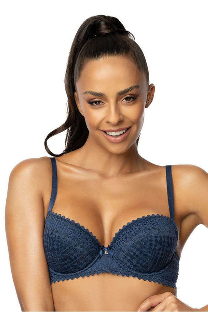 Bra Mat blue 204118 - product view 1 at Secretelles
