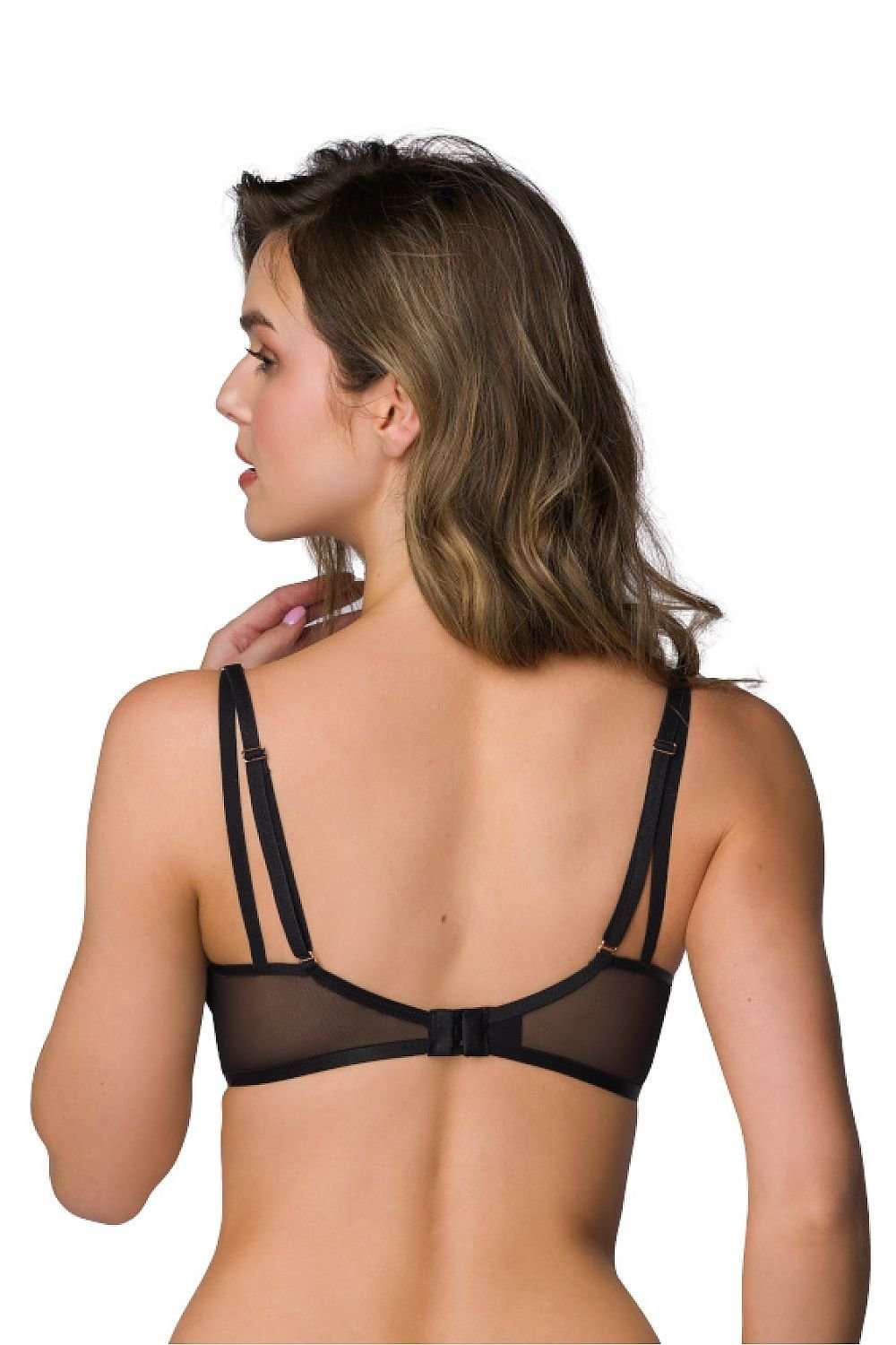 Bra Mat black 204181 - product view 3 at Secretelles