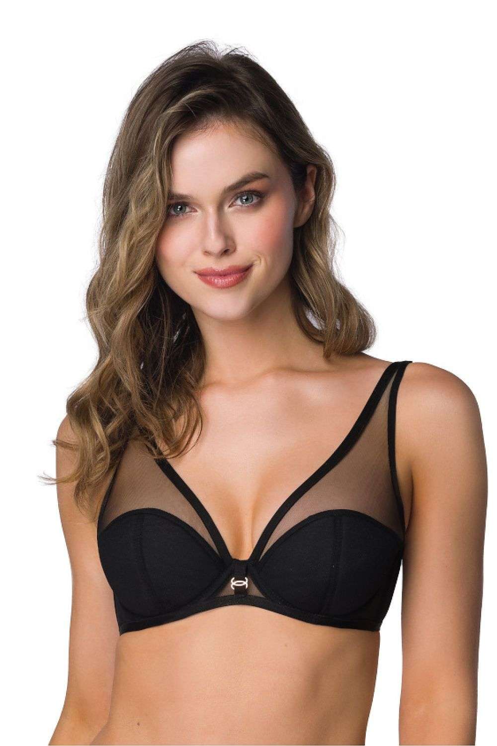 Bra Mat black 204181 - product view 1 at Secretelles