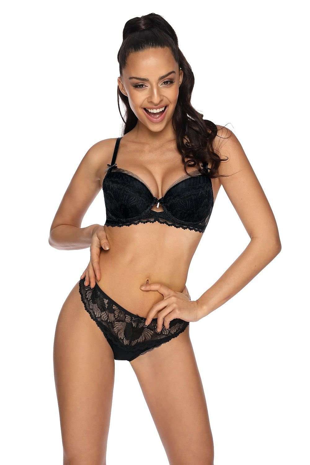 Bra Mat black 204182 - product view 2 at Secretelles