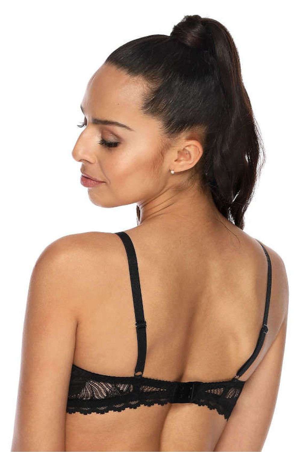 Bra Mat black 204182 - product view 3 at Secretelles