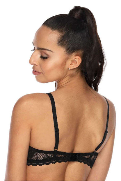 Bra Mat black 204182 - product view 3 at Secretelles