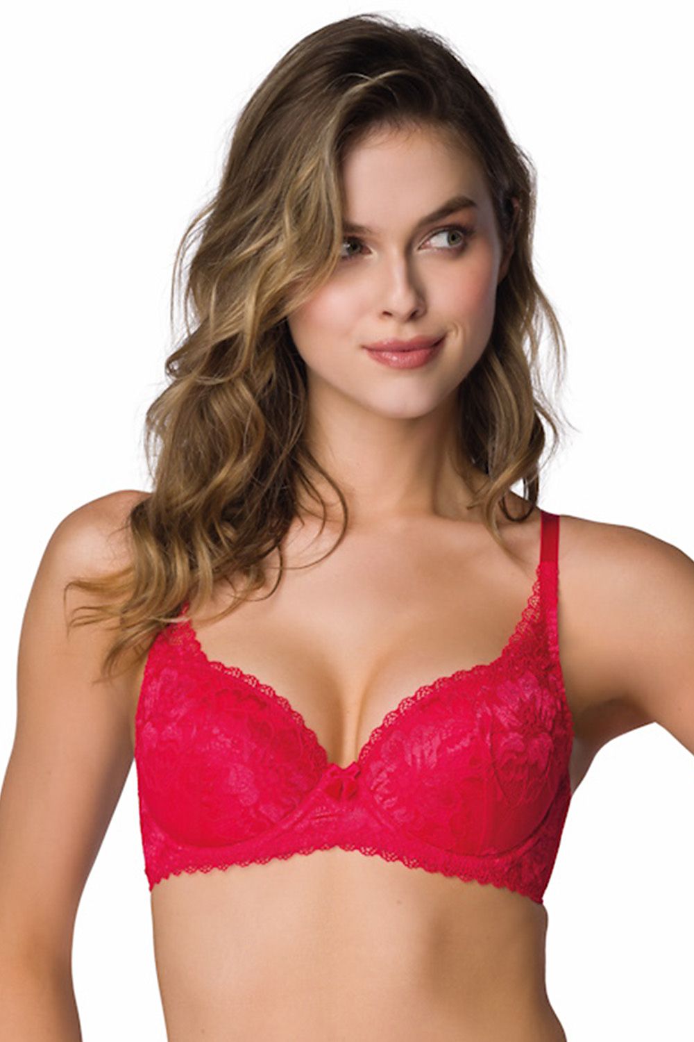 Bra Mat red 203969 - product view 1 at Secretelles