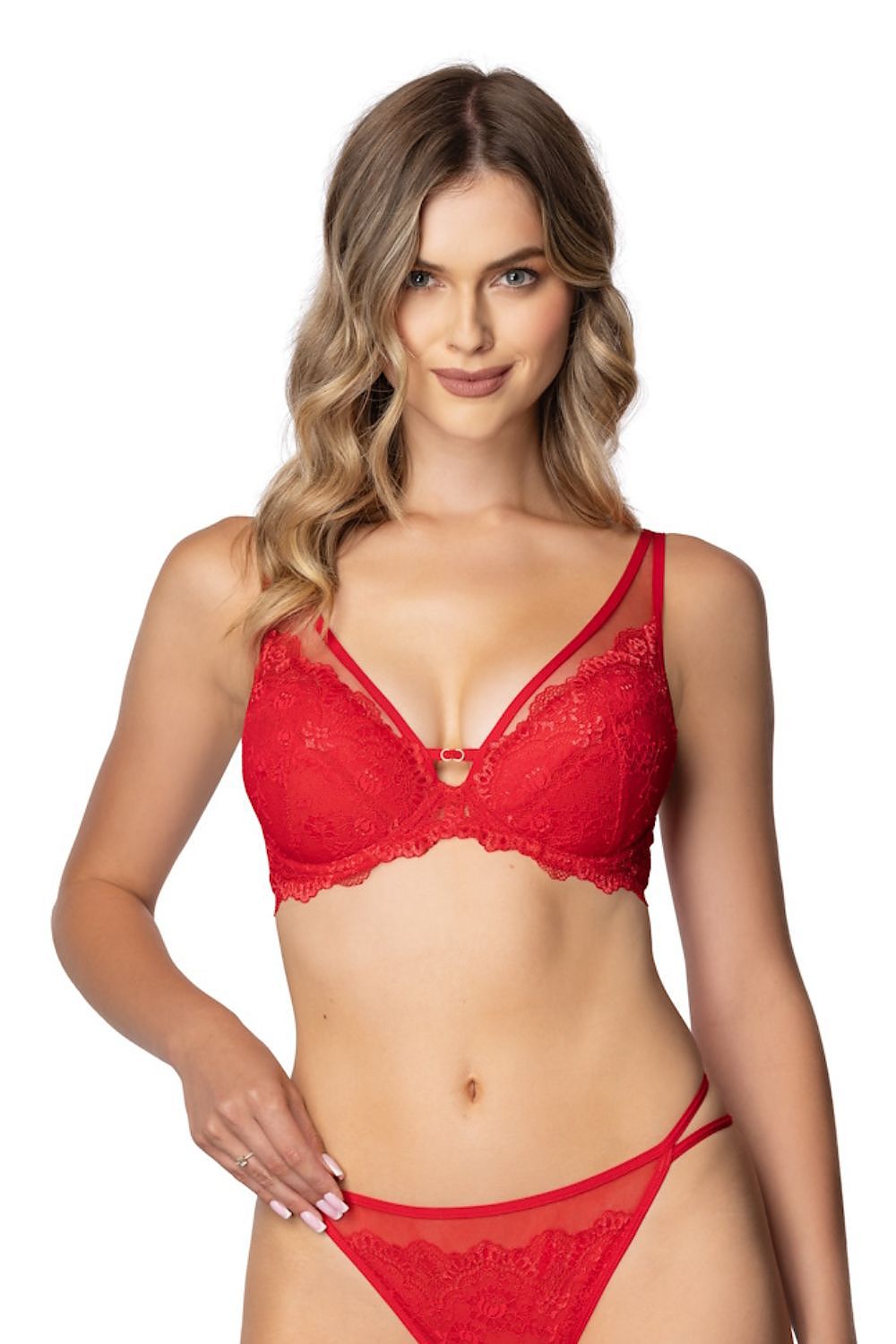 Bra Mat red 219297 - product view 3 at Secretelles