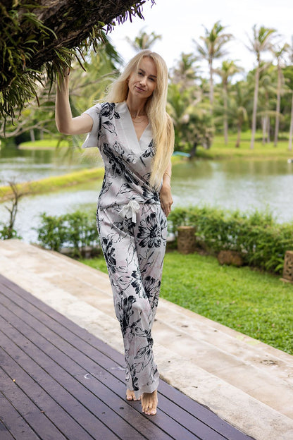 Pyjama set Kalimo black 209074 - product view 4 at Secretelles