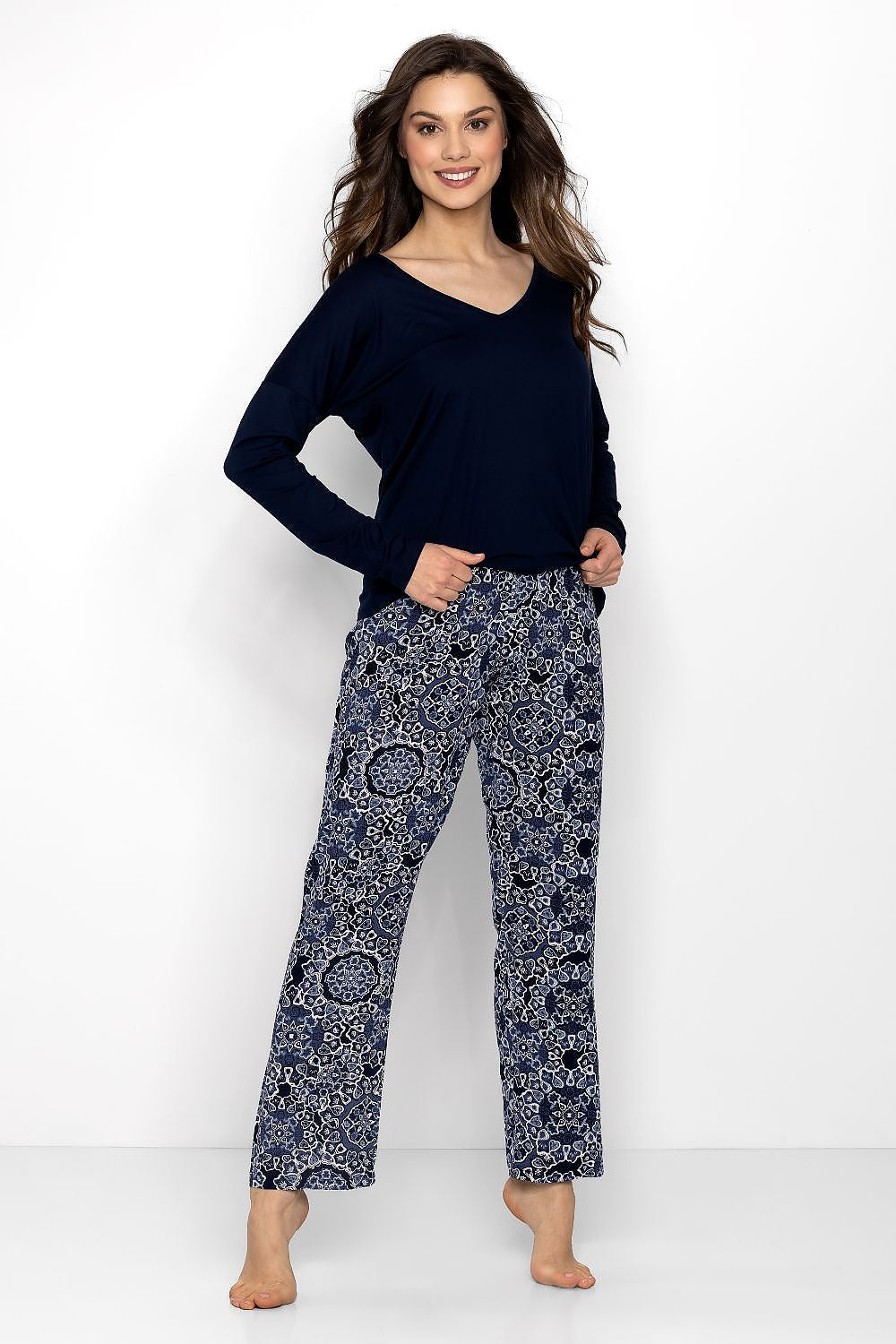 Pyjama set Momenti Per Me blue 199727 - product view 1 at Secretelles