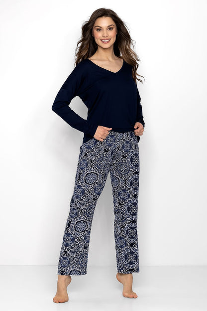 Pyjama set Momenti Per Me blue 199727 - product view 1 at Secretelles