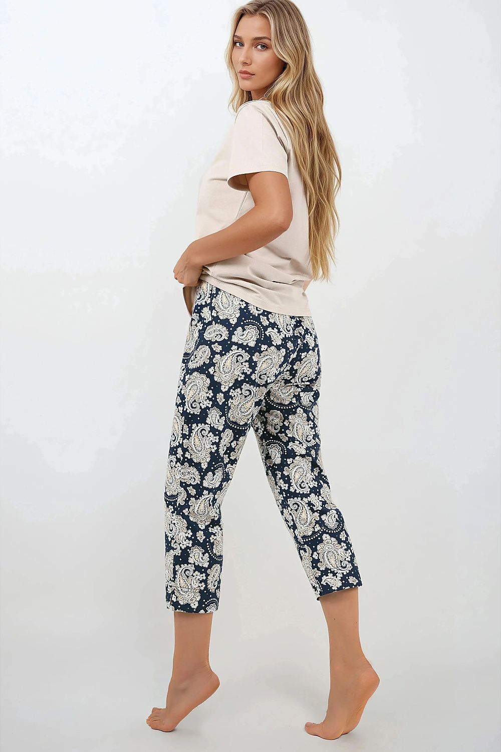 Pyjama set Momenti Per Me blue 216412 - product view 1 at Secretelles