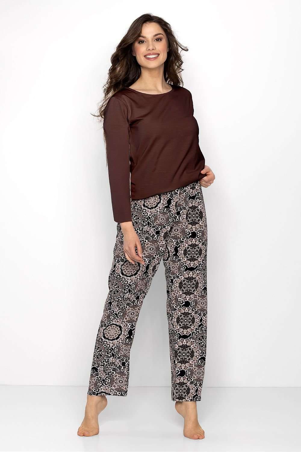Pyjama set Momenti Per Me brown 205976 - product view 1 at Secretelles