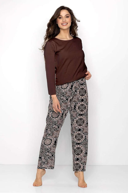 Pyjama set Momenti Per Me brown 205976 - product view 1 at Secretelles