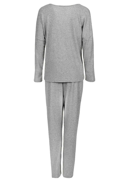 Pyjama set Momenti Per Me grey 205979 - product view 2 at Secretelles