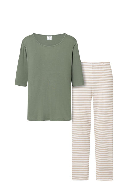 Pyjama set Momenti Per Me green 211666 - product view 2 at Secretelles