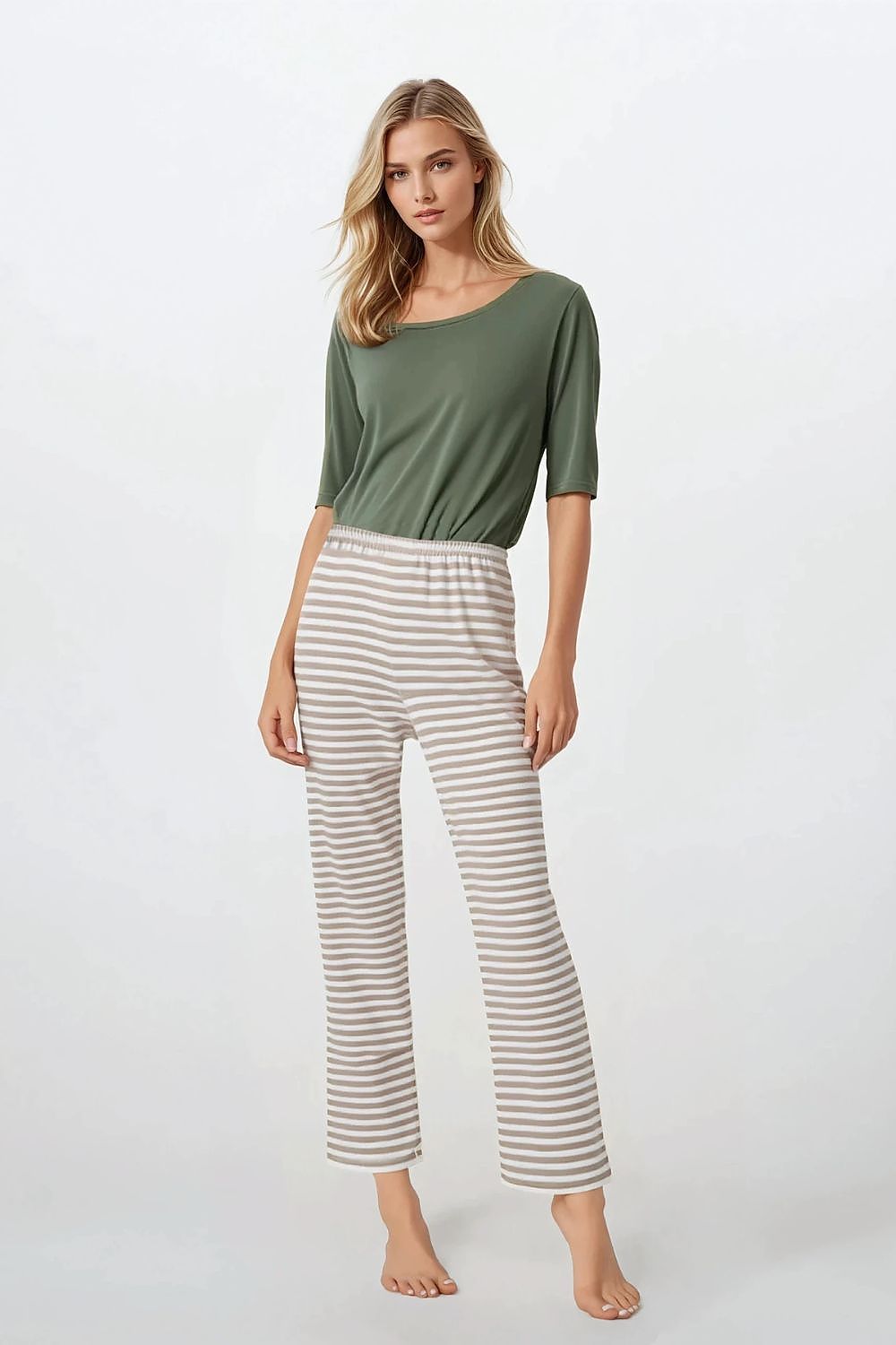 Pyjama set Momenti Per Me green 211666 - product view 1 at Secretelles