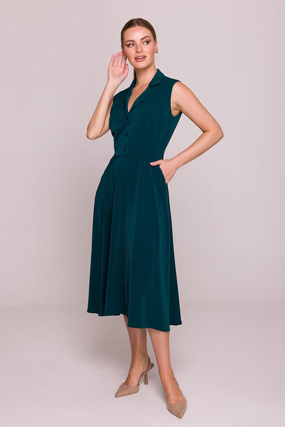 Dress Stylove green 214661 - product view 1 at Secretelles