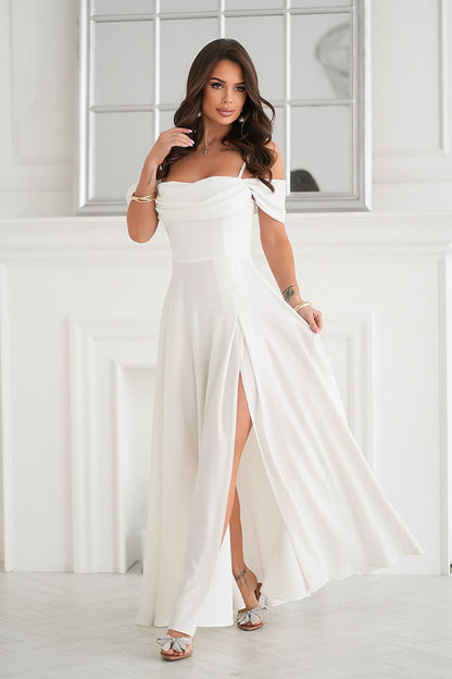 Dress Bicotone beige 208193 - product view 2 at Secretelles