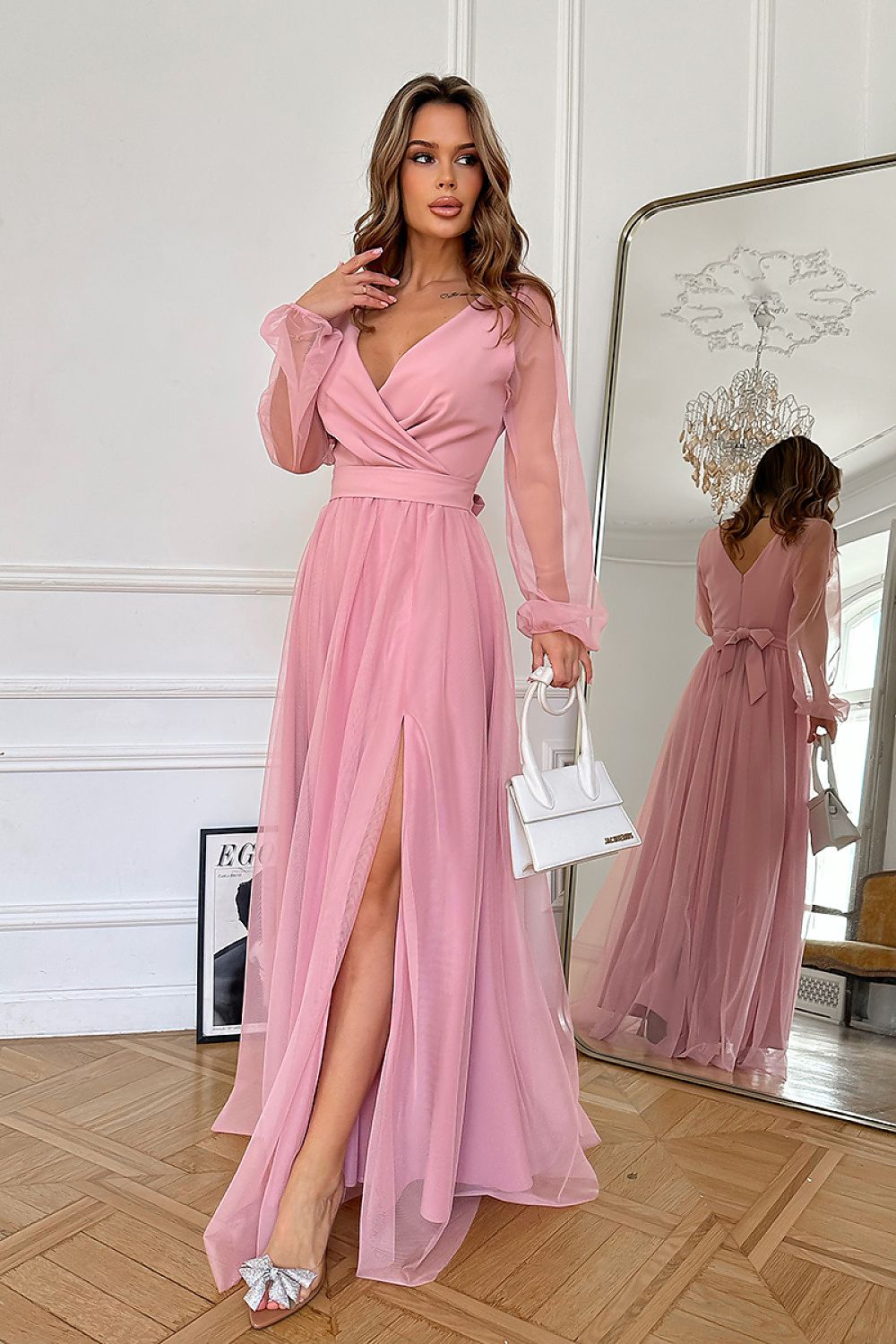 Dress Bicotone blue 220096 - product view 3 at Secretelles