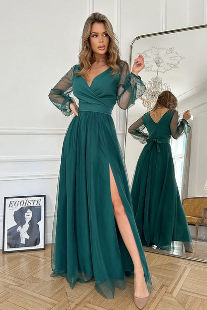 Dress Bicotone blue 220096 - product view 8 at Secretelles