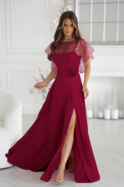 Bicotone dress black detail view 4 Secretelles
