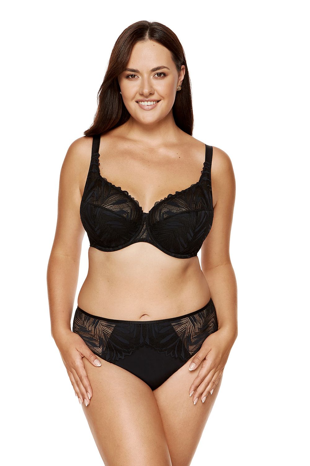 Bra Gorteks black 201075 - product view 2 at Secretelles