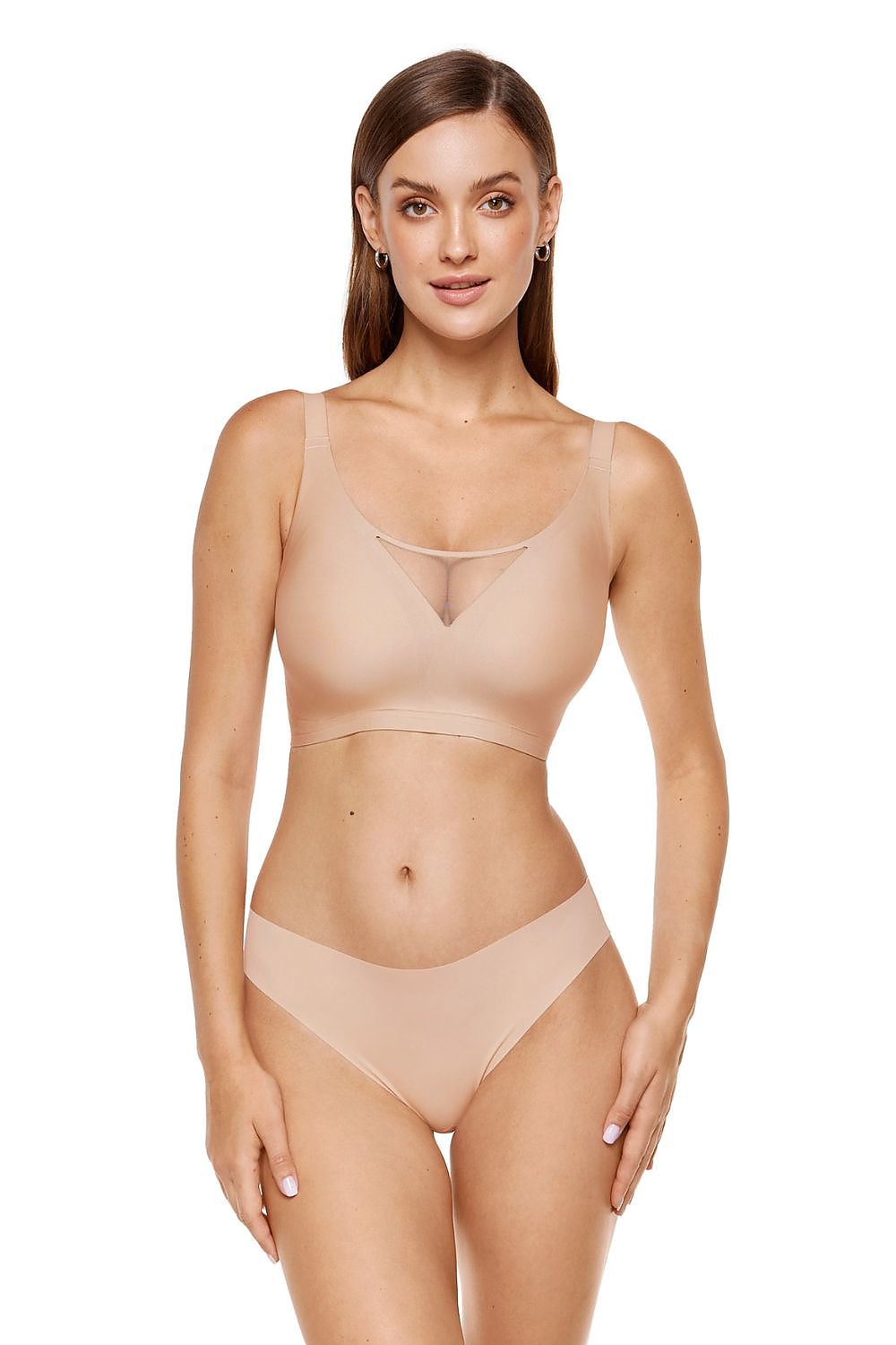 Bra Gorteks beige 222335 - product view 2 at Secretelles