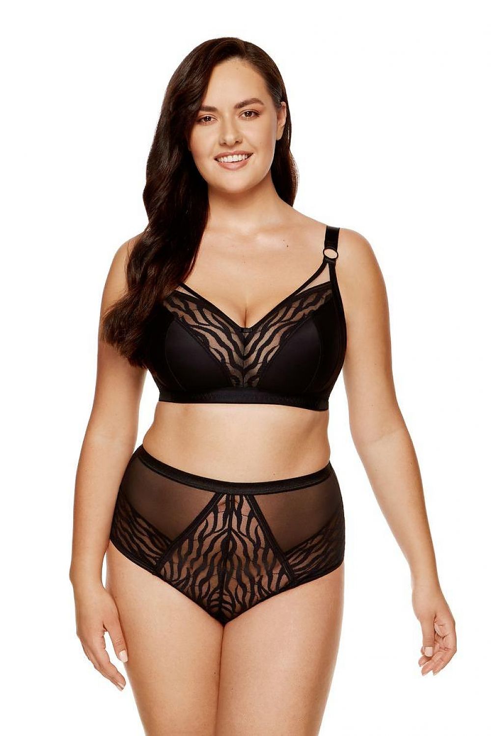 Bra Gorteks black 195706 - product view 2 at Secretelles