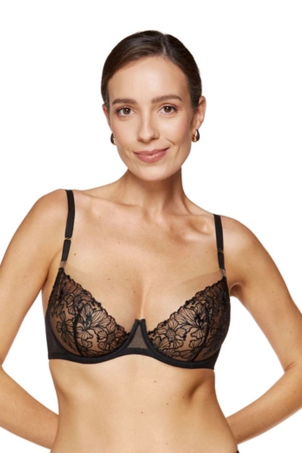 Bra Gorteks black 221478 - product view 1 at Secretelles