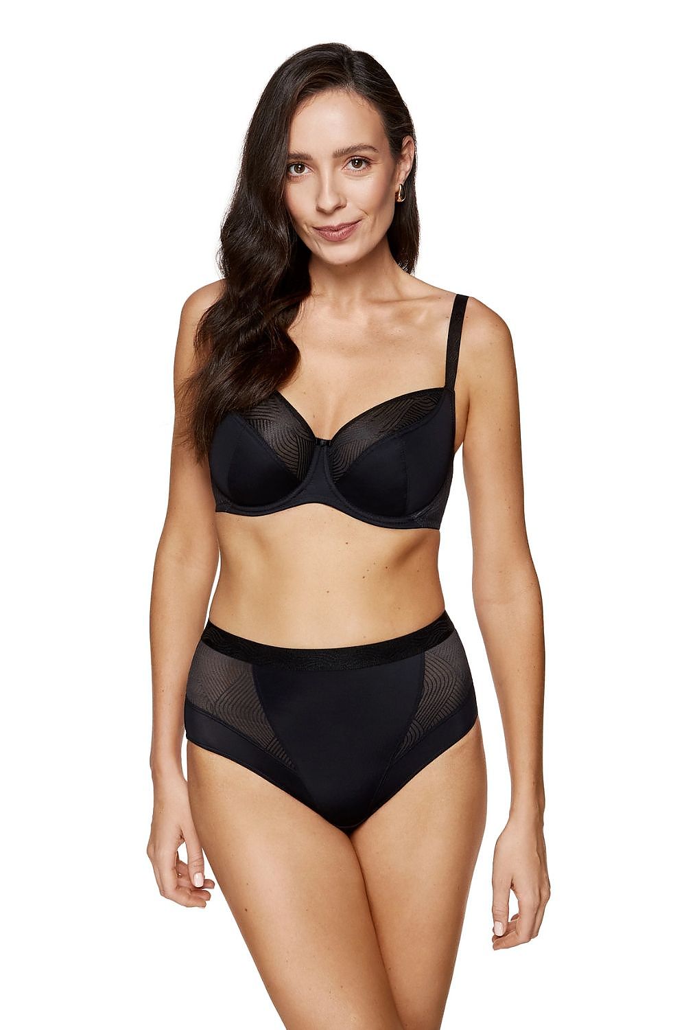 Bra Gorteks black 222338 - product view 2 at Secretelles