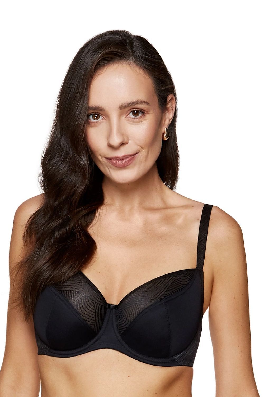 Bra Gorteks black 222338 - product view 1 at Secretelles