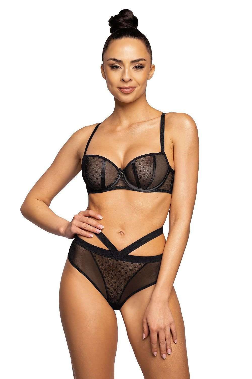 Bra Mat black 204167 - product view 2 at Secretelles