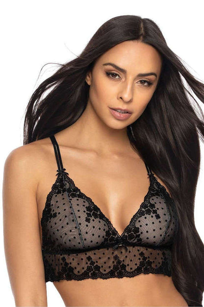 Bra Mat black 204200 - product view 1 at Secretelles
