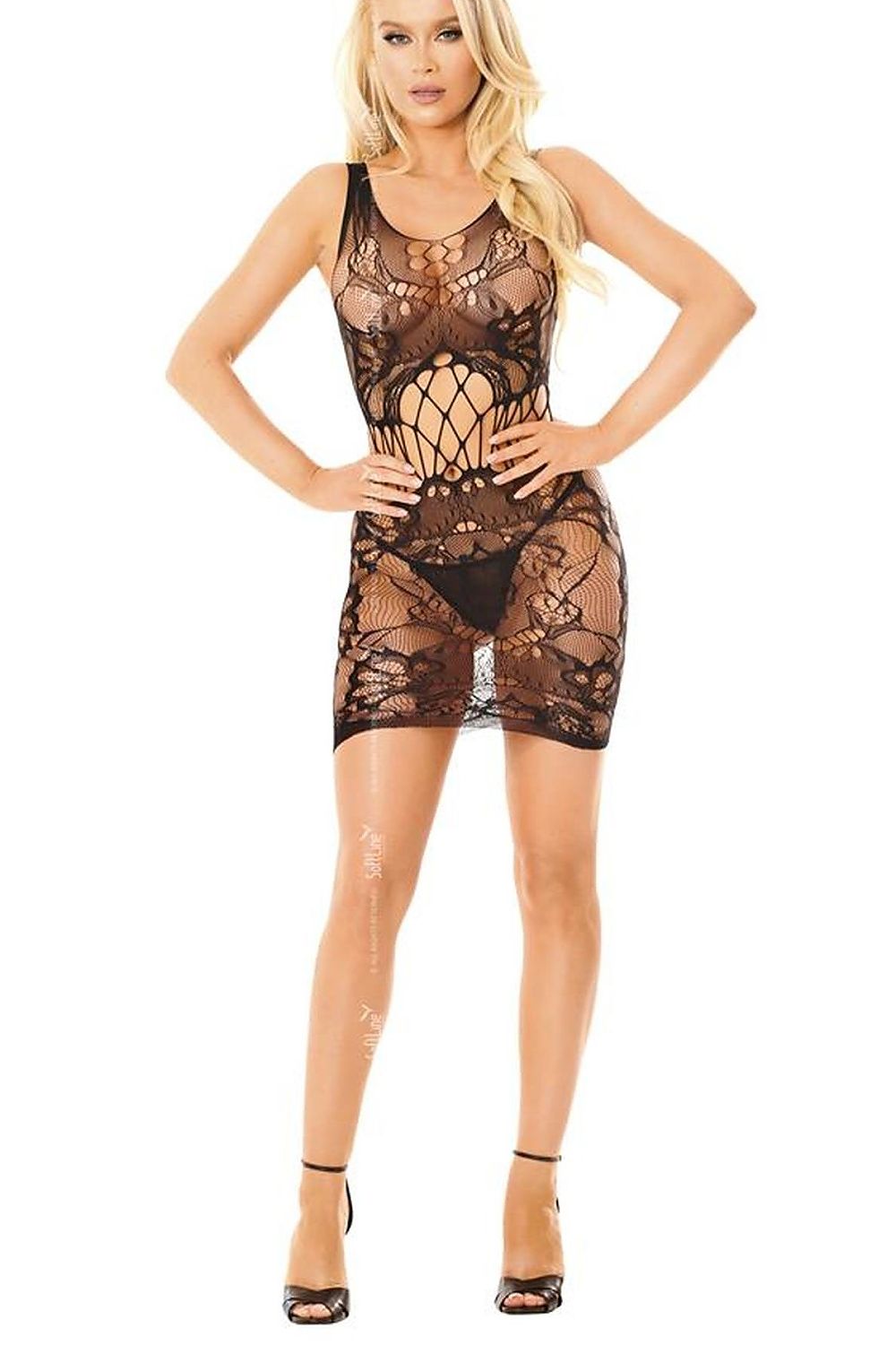 Bra SoftLine Collection black - product view 1 at Secretelles