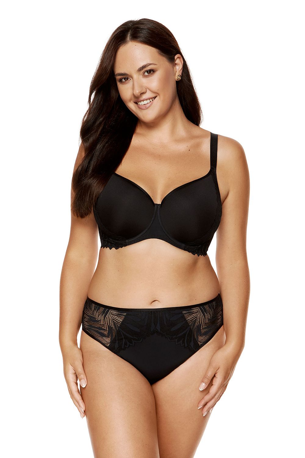 Bra Gorteks black 201074 - product view 2 at Secretelles