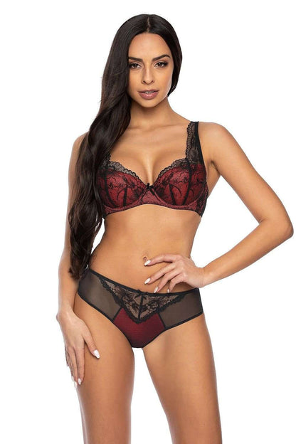 Bra Mat black 204175 - product view 2 at Secretelles