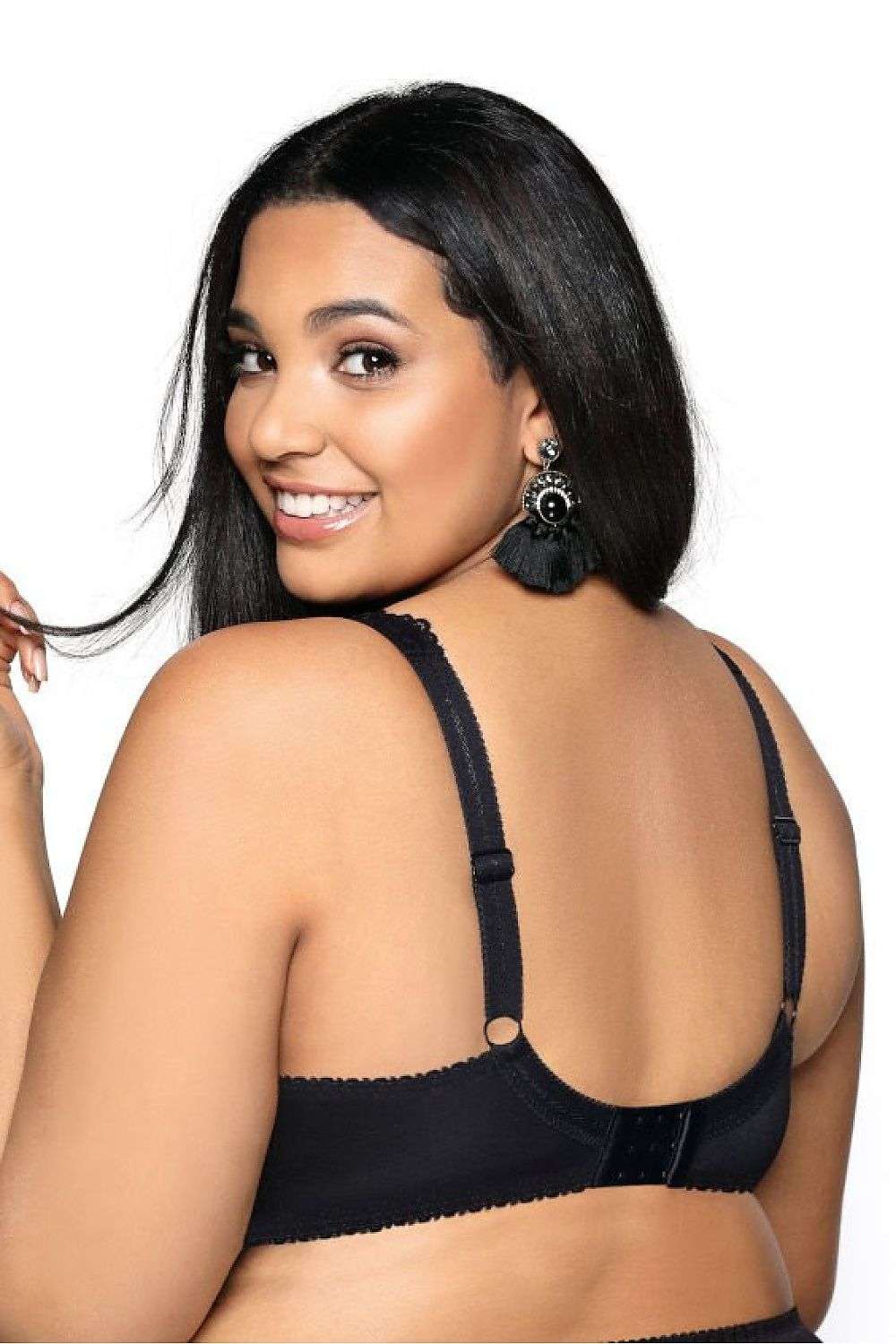 Bra Mat black 204180 - product view 3 at Secretelles