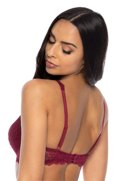 Bra Mat red 204106 - product view 3 at Secretelles