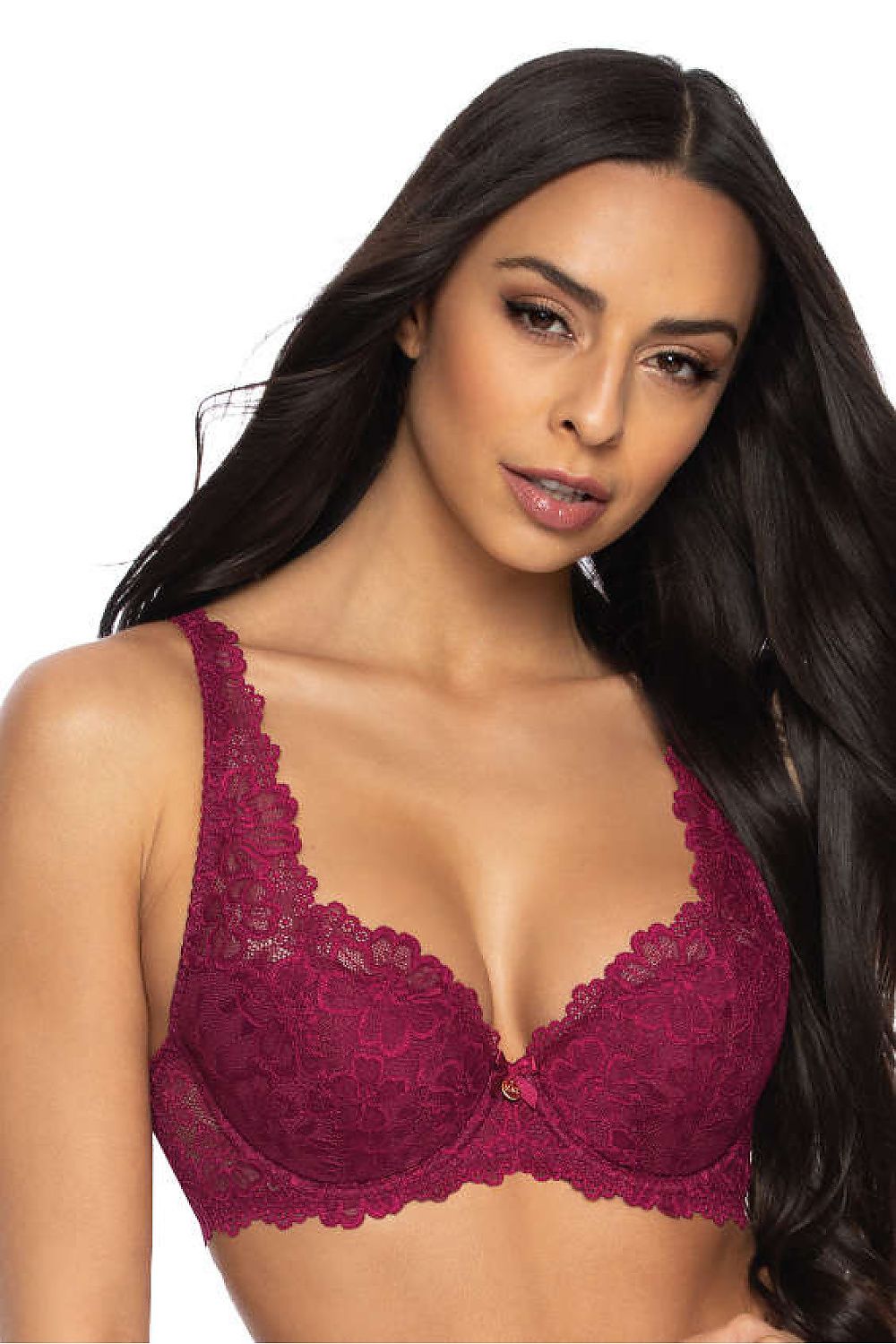 Bra Mat red 204106 - product view 1 at Secretelles