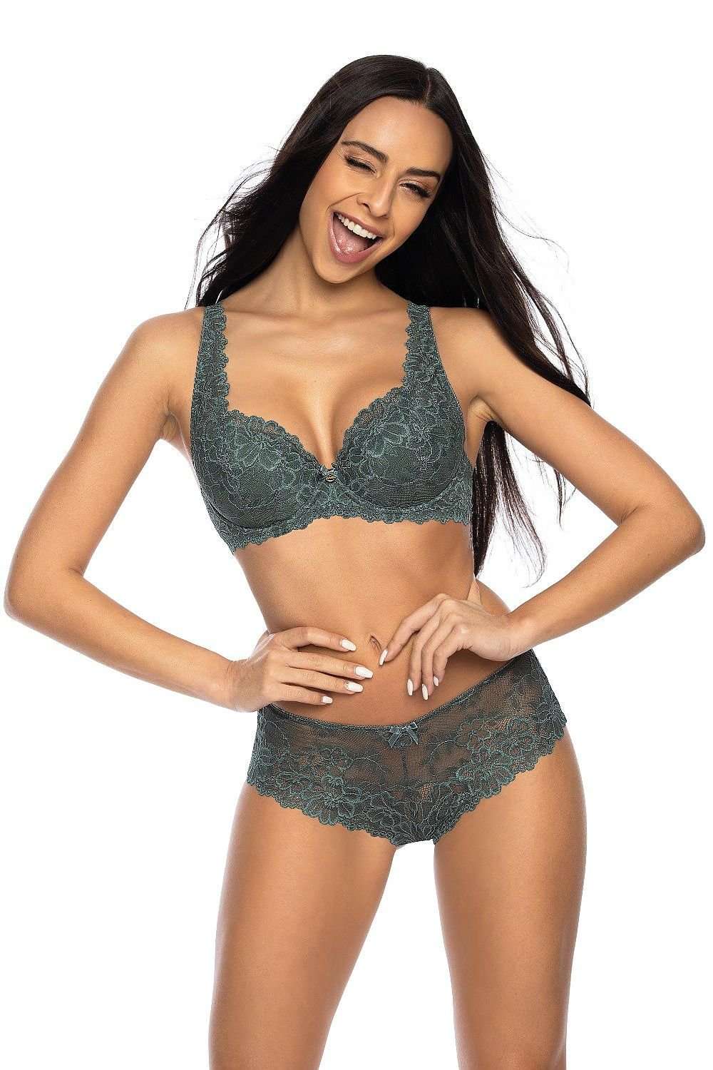 Bra Mat green 204108 - product view 2 at Secretelles